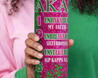 Pink & Green Glitter Tumbler | Sisterhood Stainless Steel Cup