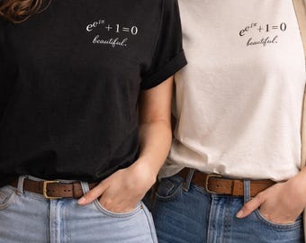 Euler's Identity T-Shirt – Minimalist Math STEM Tee