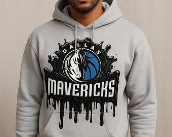 Unisex Mavericks hoodies, gray hoodies, black, royal long-sleeved tee, winter apparel