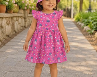 Handmade Peppa Pig Twirl Dress: Party, Causal Dress