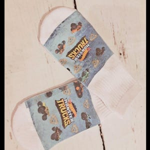 Boy socks, custom socks, monster socks, monster truck socks