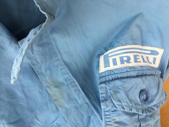 1980's Authentic Pirelli Italian Mechanic Coveralls Jumpsuit