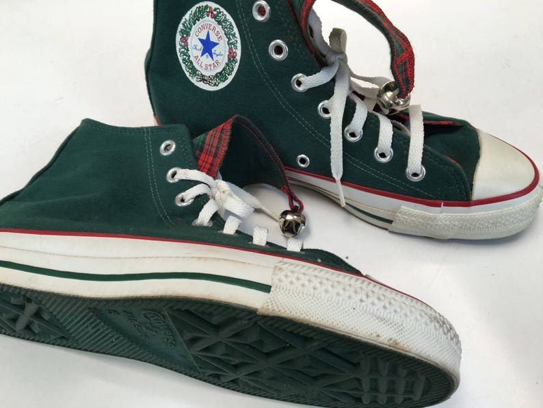 Christmas Converse With Bells 