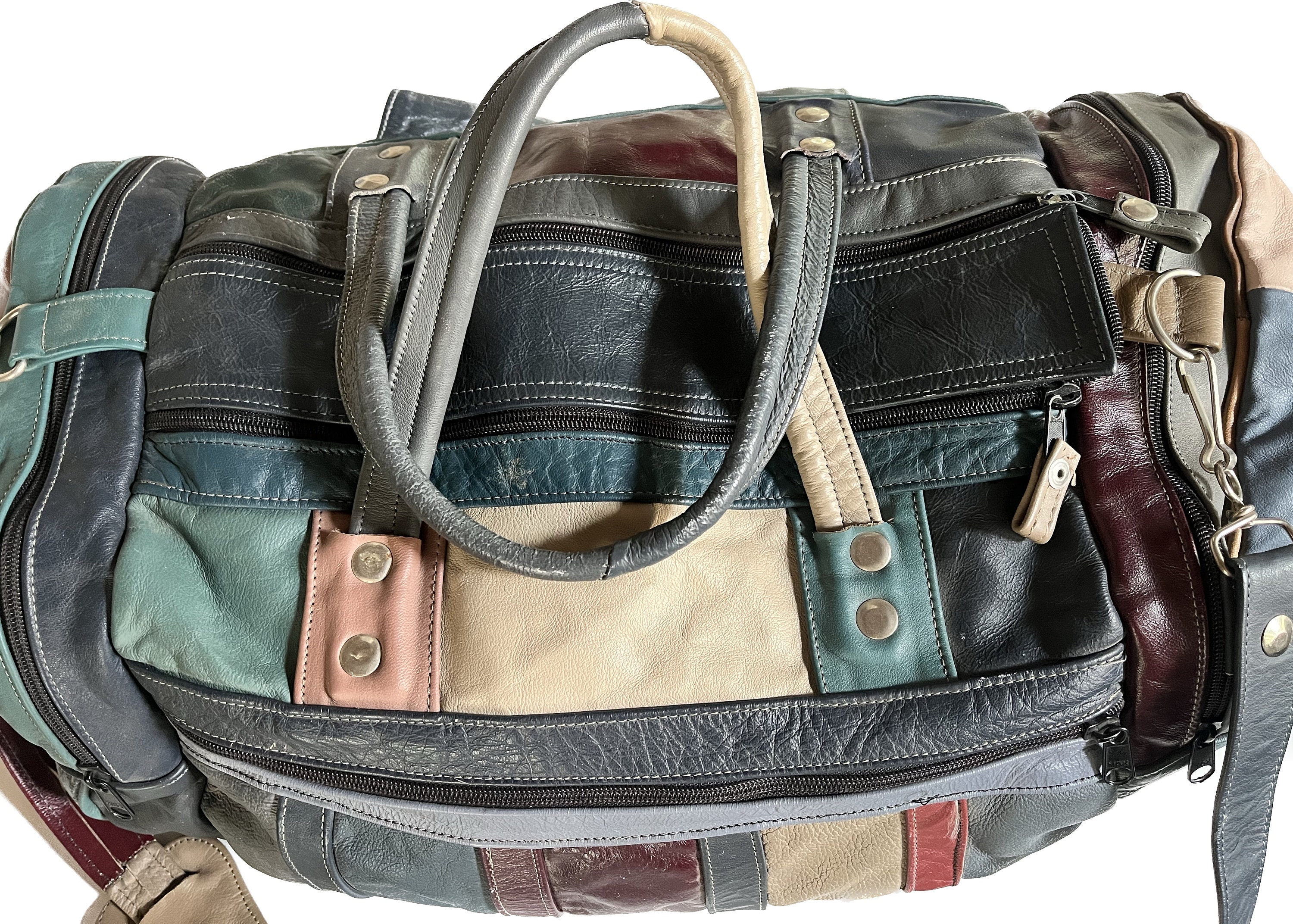 Supreme Patchwork Leather Duffle Bag【美品】 Vintage 70's Mod