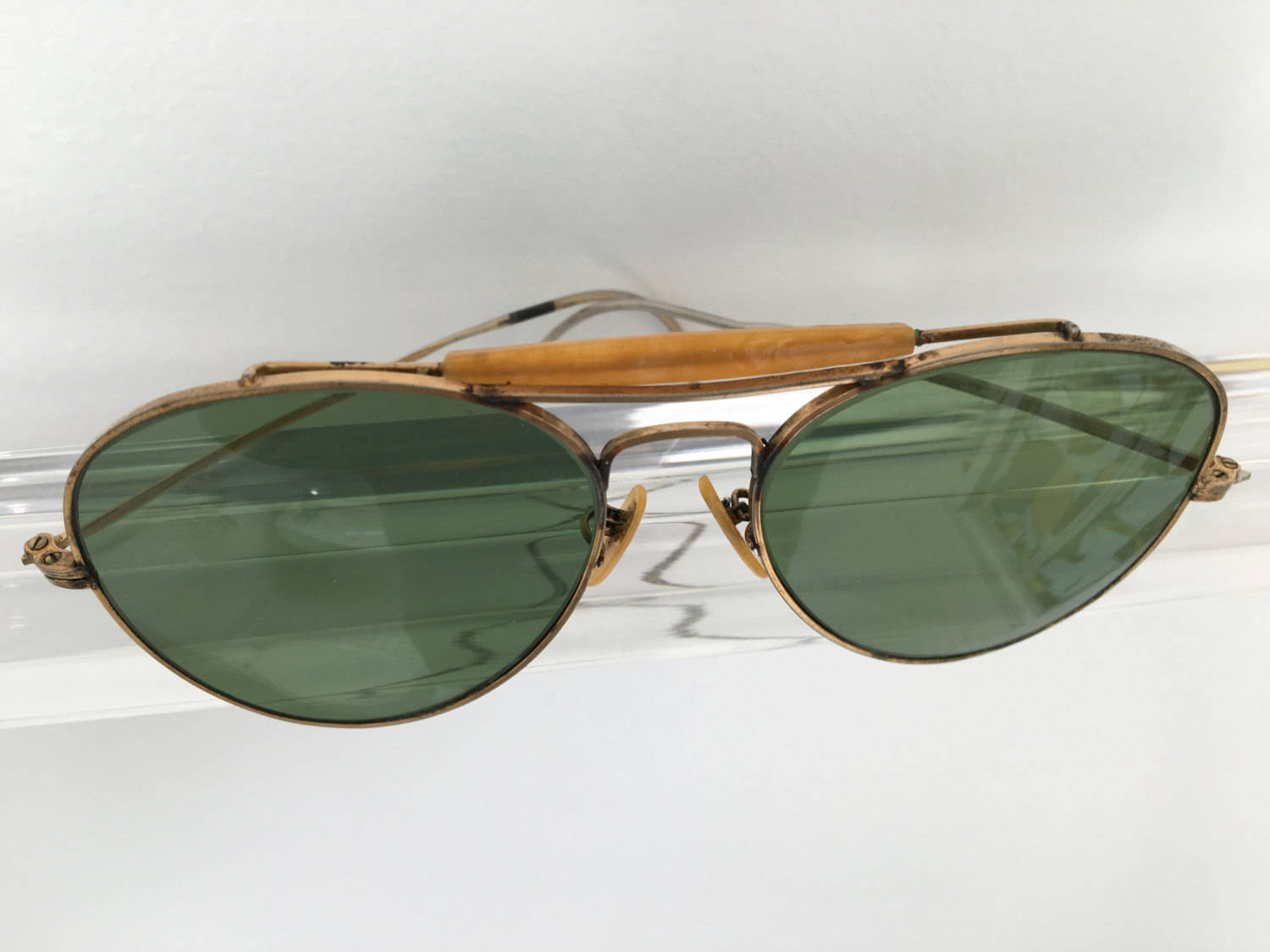 第二次世界大戦の飛行士パイロットサングラス ヴィンテージ 1940 年代