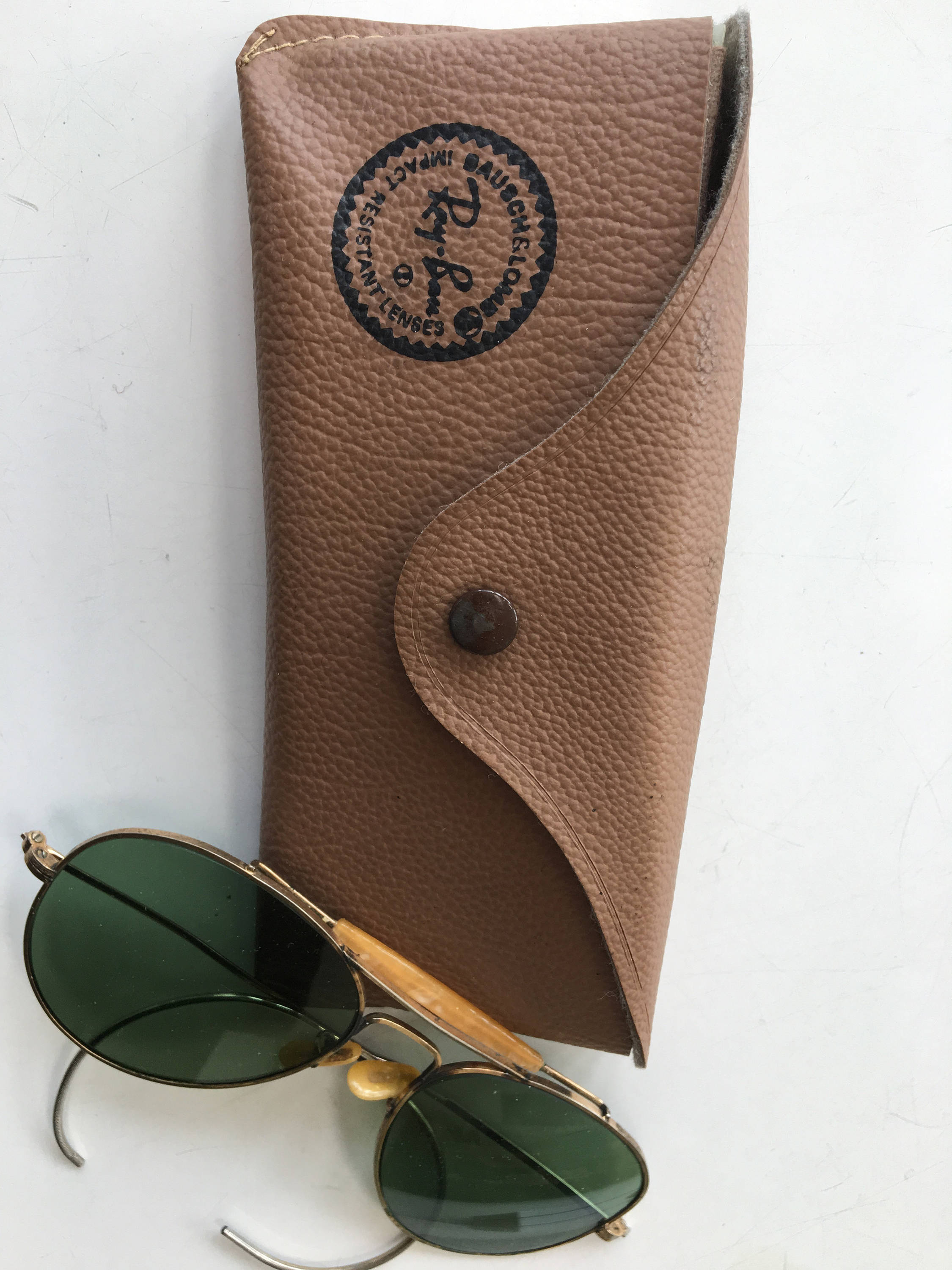 第二次世界大戦の飛行士パイロットサングラス ヴィンテージ 1940 年代