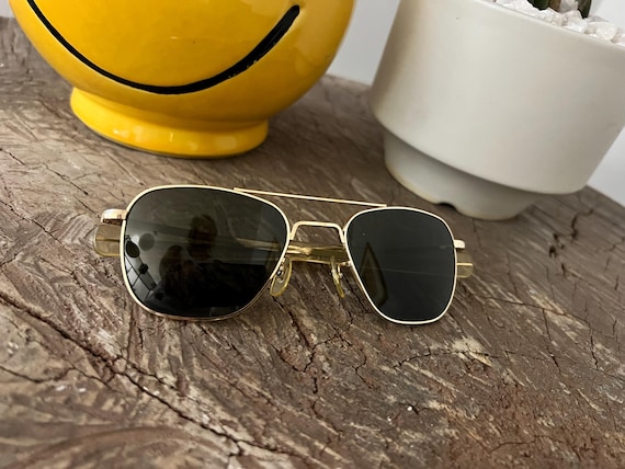 小物 AMERICAN OPTICAL VINTAGE AVIATOR 1970s VINTAGE 1970'S AMERICAN OPTICAL AO COMMAND ISRAEL AIR FORCE
