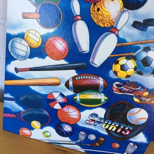 LiSa FrAnK MoD 1980&#39;s USA ViNtaGe ReTiReD DisConTinuEd SPoRTs StAtiOnArY ScRapBooK 50 PaGEs NoS