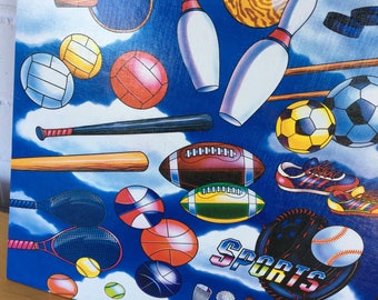 LiSa FrAnK MoD 1980's USA ViNtaGe ReTiReD DisConTinuEd SPoRTs StAtiOnArY ScRapBooK 50 PaGEs NoS