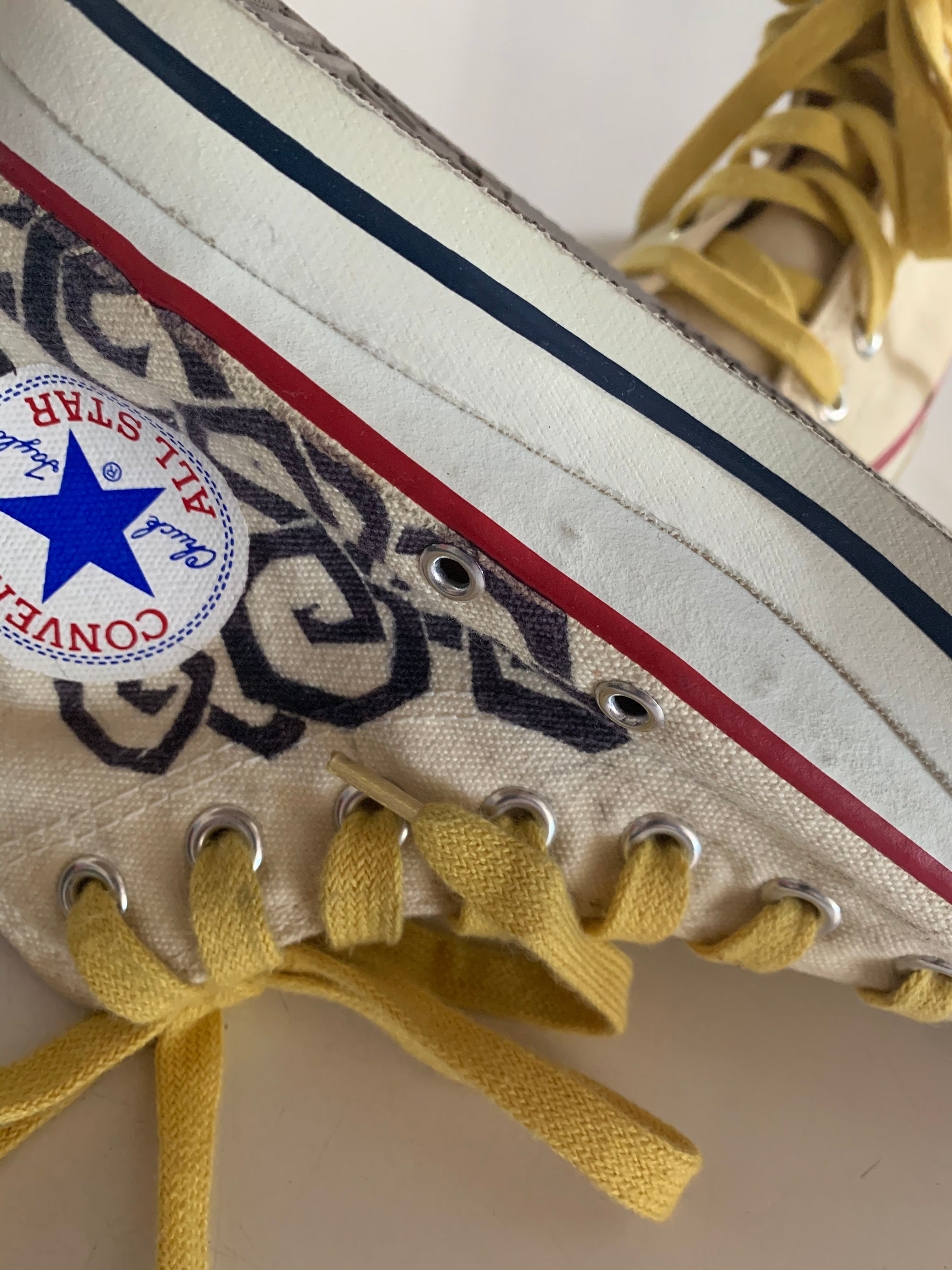 Vintage 1980's - 1990's Converse All Star Chuck Taylor USA