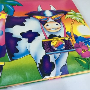 LiSa FrAnK PsYcHeDeLic RaiNBoW MoD 1980&#39;s USA ViNtaGe ReTiReD DisConTinuEd CoWs iN PaRaDisE StAtiOnArY ScRapBooK 50 PaGEs