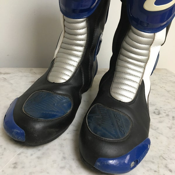 SpaCe AgE SetUp by SiDi ViSioN Motorcycle BooTs oFFRoaD RiDiNg MoTo SPoRt BooTs 1990's MoD MoTo BooTs EUR 45