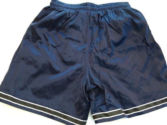 1980's Vintage NIKE Swim Shorts Gym Running Side Vent Swoosh