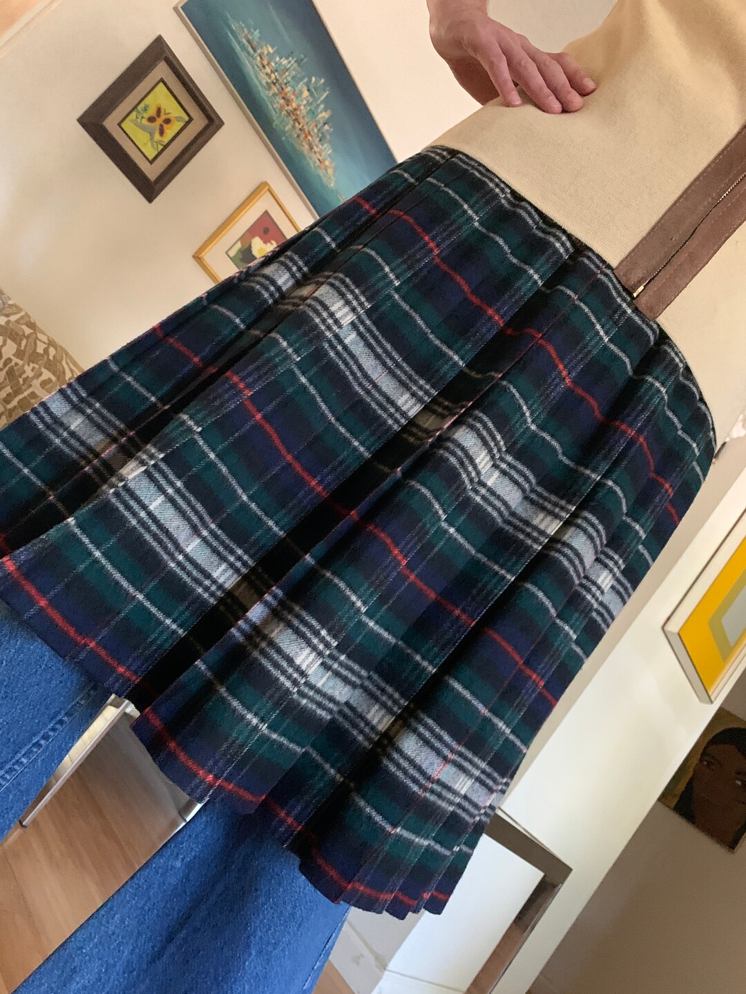 1980's Scottish Irish Plaid Wool Cashmere Tartan Kilt - Etsy