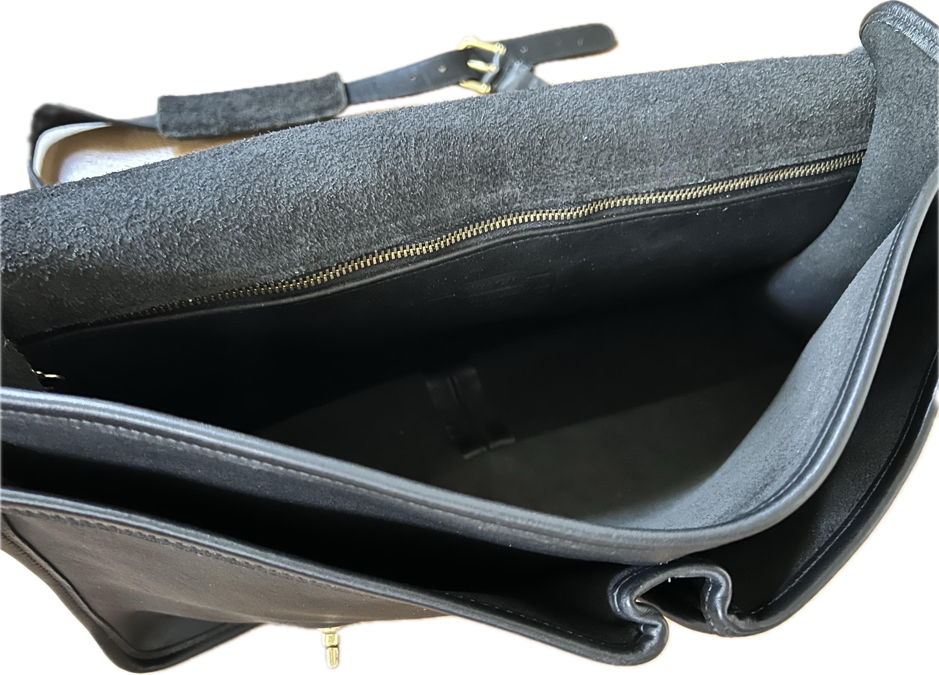 Vintage Coach 5279 Kensington Bag Briefcase Black Leather Lawyer