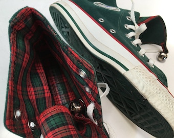 CONVErsE alALL Star ChUCK TayLOR USA CHRISTMAS JINGLE BELLS Hi-Tops CANVAS Hi Top tennis schuhe turnschuhe HOLiDaY BASKETBALL SCHUHE GRÖßE 5 Herren