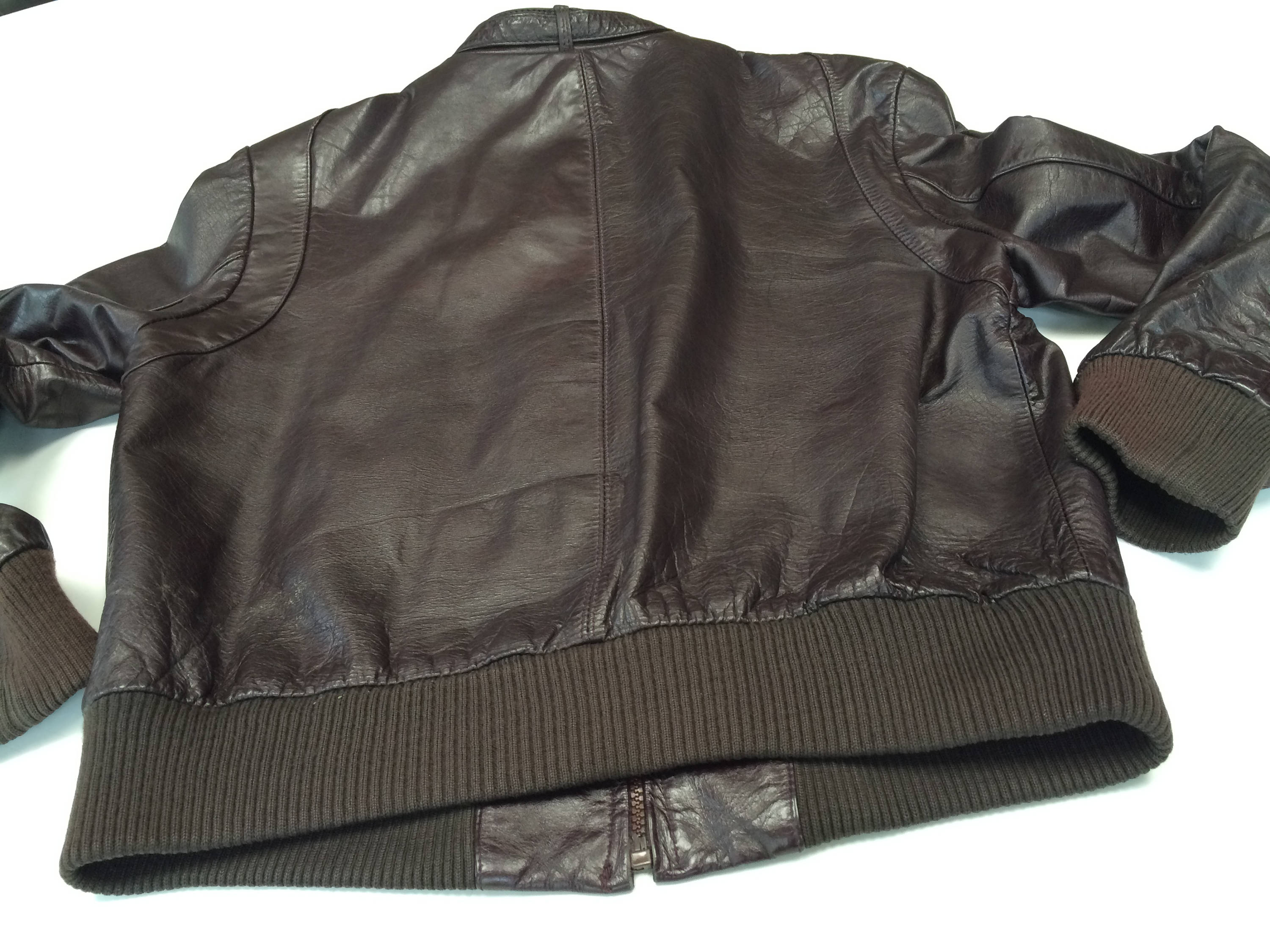 Leather Club Coat 1980's Gangster Hippie Disco Leather