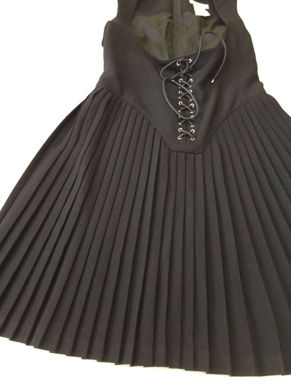 爆売り！ Thierry Jumper Couture French Pleated Dress Corset Mugler ワンピース