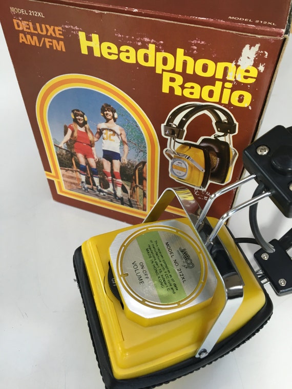 ヘッドフォンラジオ AM イヤーマフ ヴィンテージ 70s Vintage 70s
