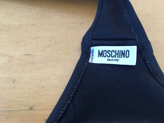 1990's MoScHiNo MaRe MaDe iN iTaLy SwiMsuiT BiKiN… - image 10