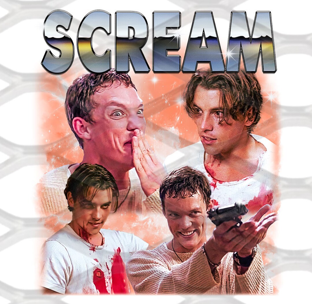 Stu Macher Billy Loomis PNG Movie Quote Png Scary Movies Etsy