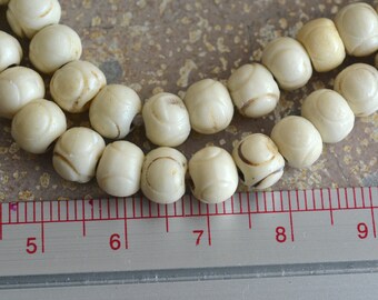 6pcs-12mmX7mm Tibetan Natural veins Agate gemstone barrel beads