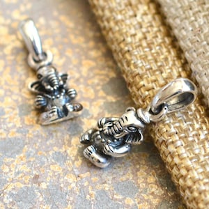 Baby Ganesh Pendant, Sterling Silver, Baby Ganesha Pendant, Lord Ganesh, Ganesha, Elephant God, Hindu Deity, Buddhist Jewelry, GS17-1205