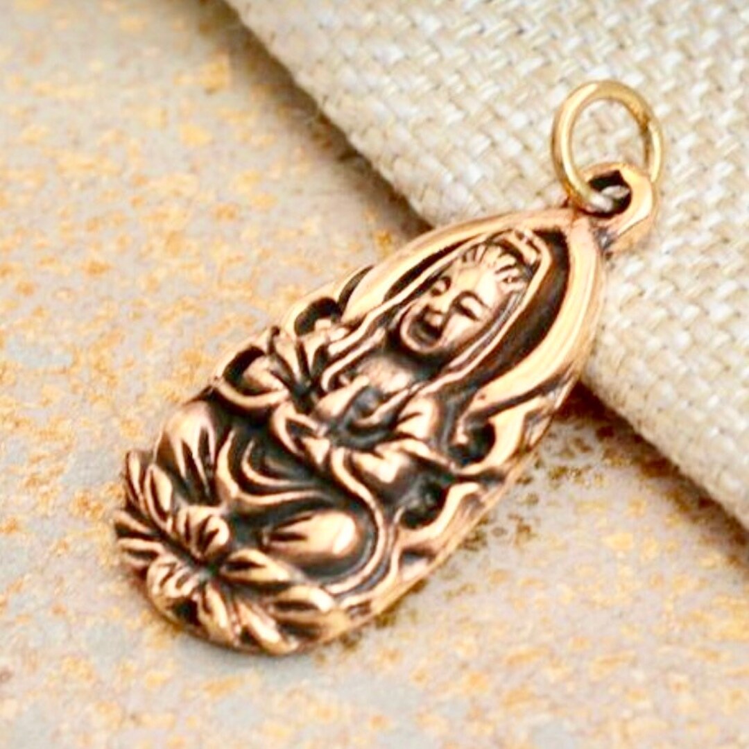 Kuan Yin Pendant Quan Yin Quan Yim Goddess of Compassion Etsy