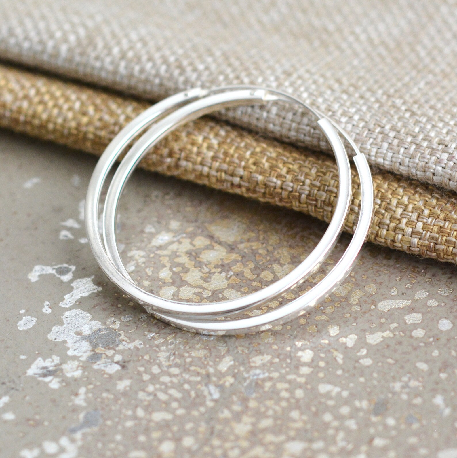 Sterling Silver Hoops Large Silver Hoops 30mm Silver Hoop Etsy