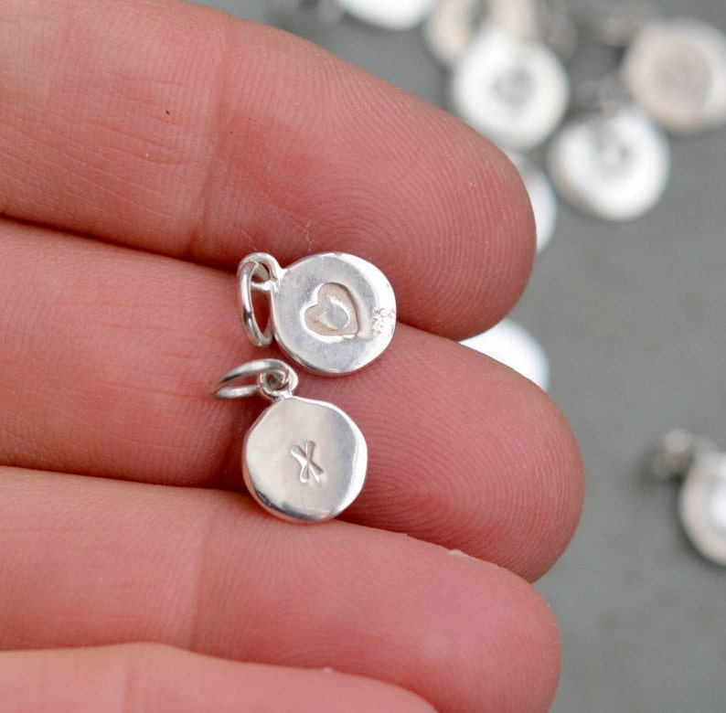 Letter S Block Bead Charm Sterling Silver 925 Initial Findings Jewelry Making