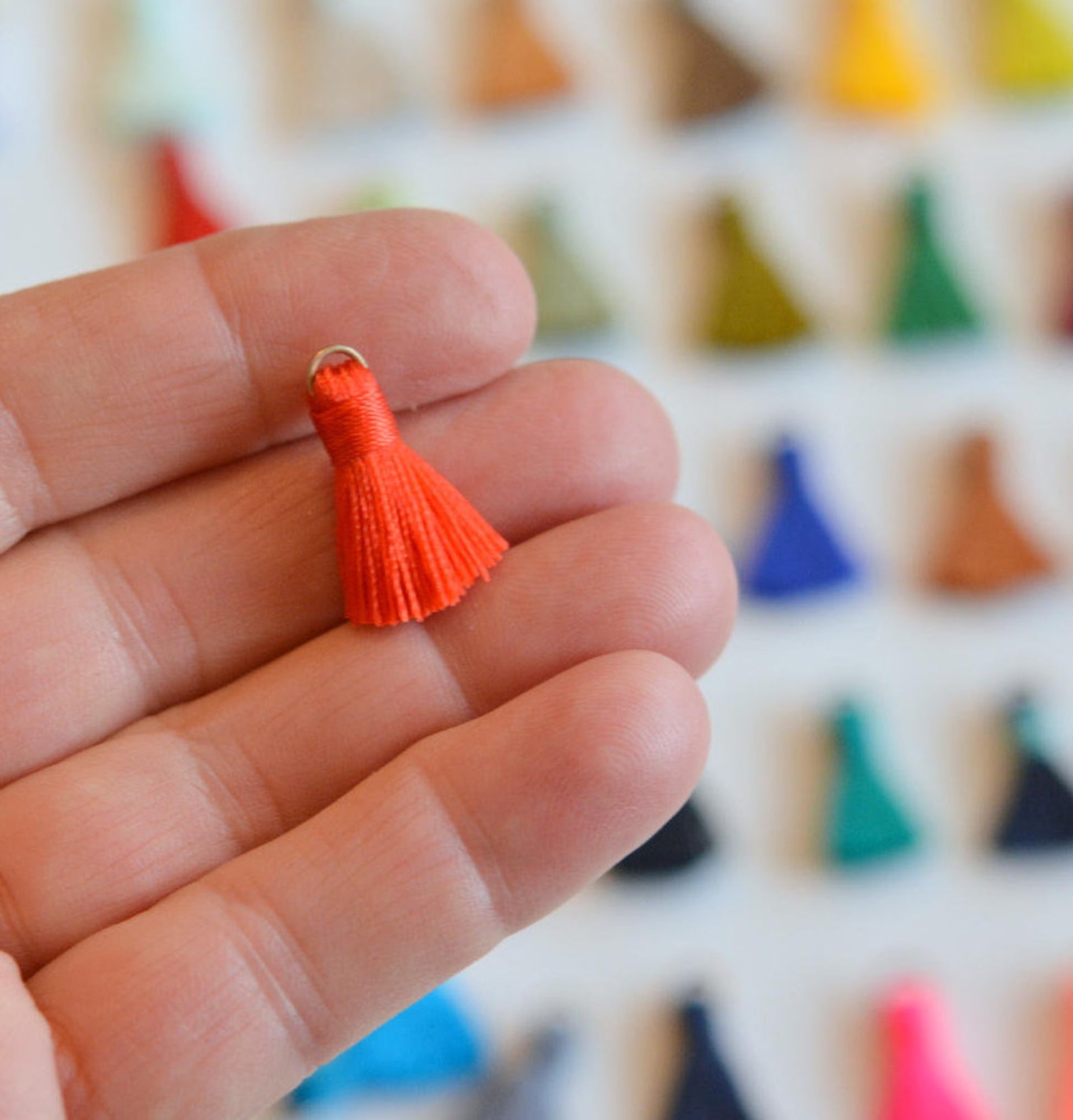 6 Tassels Mini Tassels Jewelry Tassels Small Tassels Etsy Canada