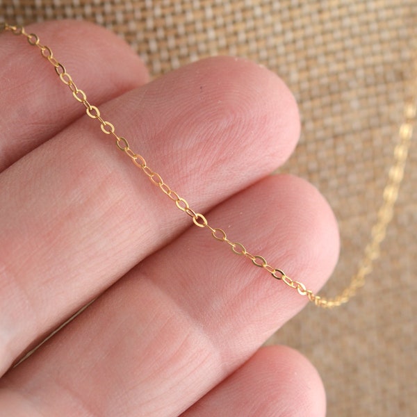 Gold Cable Chain Etsy