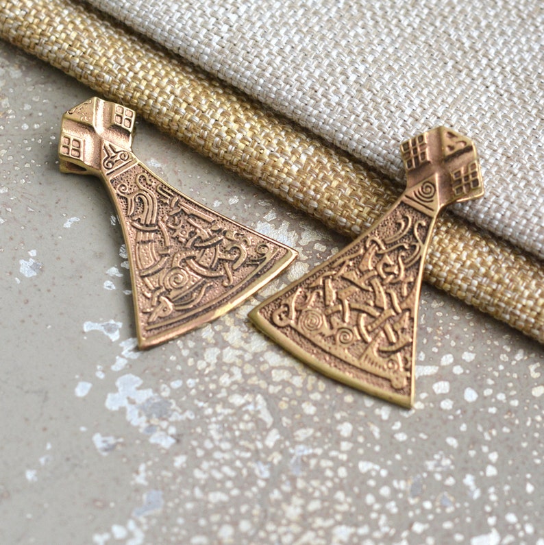 Men/'s Viking Jewelry Thor/'s Hammer 1-45mm Natural Bronze Hammer Of Thor Pendant AK19-0629 Norse Pendant Mjolnir Pendant