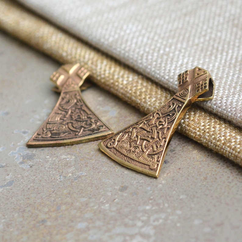 Men/'s Viking Jewelry Thor/'s Hammer 1-45mm Natural Bronze Hammer Of Thor Pendant AK19-0629 Norse Pendant Mjolnir Pendant