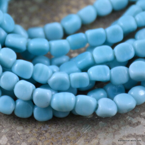 Triangle Glass Beads Etsy