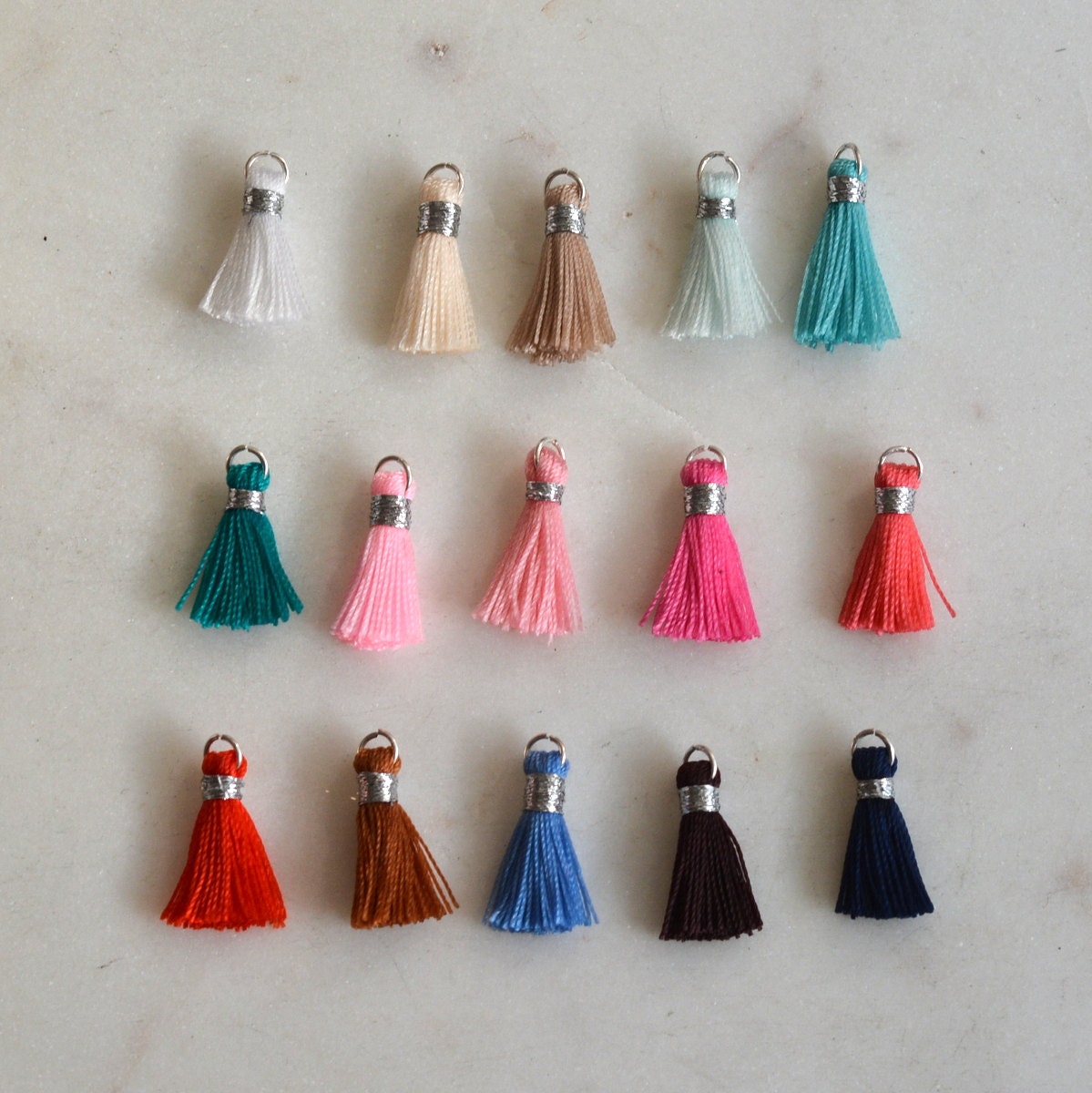 Tiny Tassels Mini Tassels Tassel Jewelry Tassels for Earrings Etsy