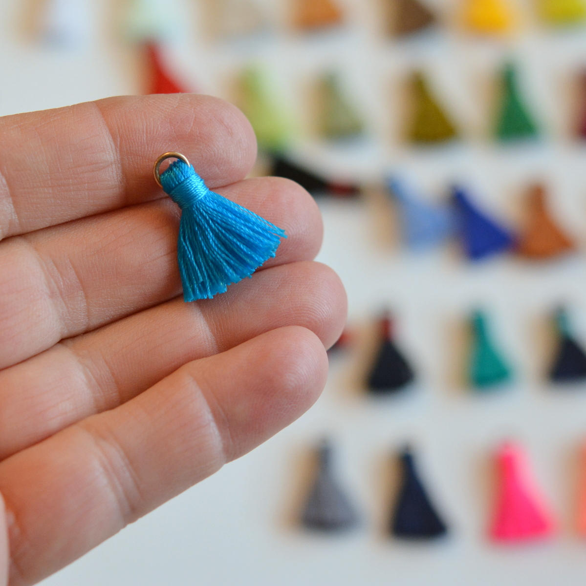 6 Tassels Mini Tassels Jewelry Tassels Small Tassels Etsy