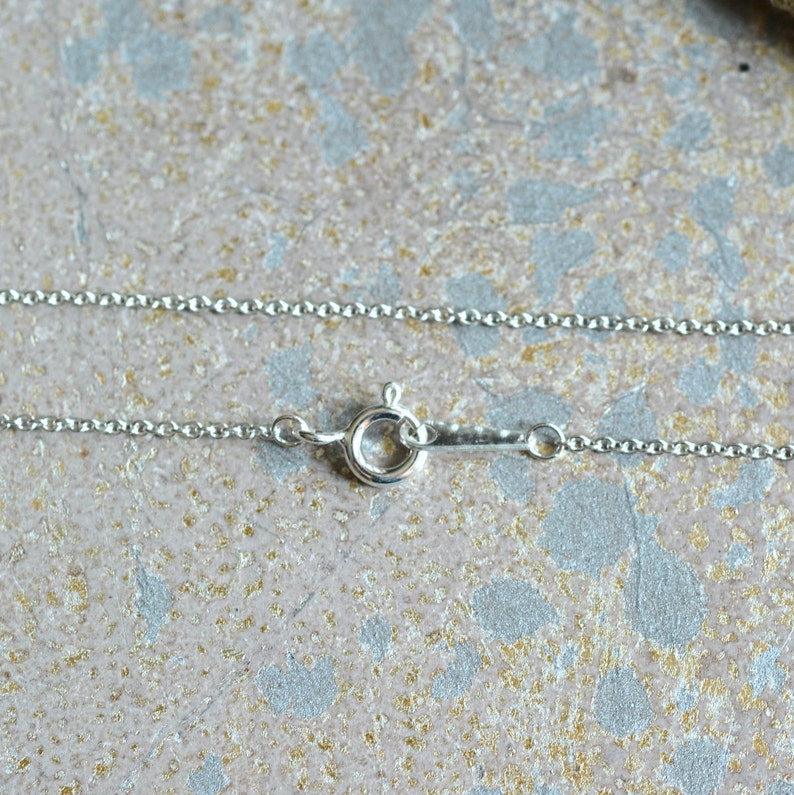 Fine Silver Chain Sterling Silver Dainty Silver Chain Etsy Canada