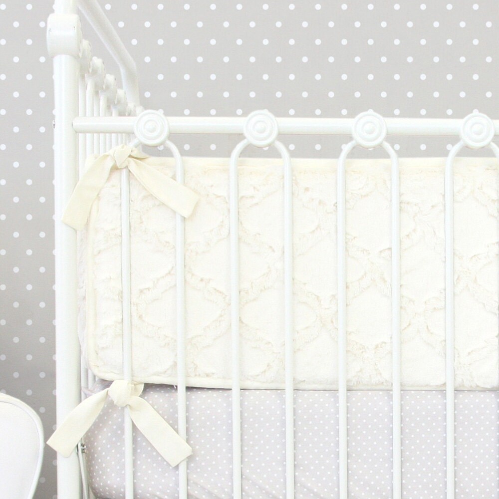 Ivory Crib Bumpers | Etsy