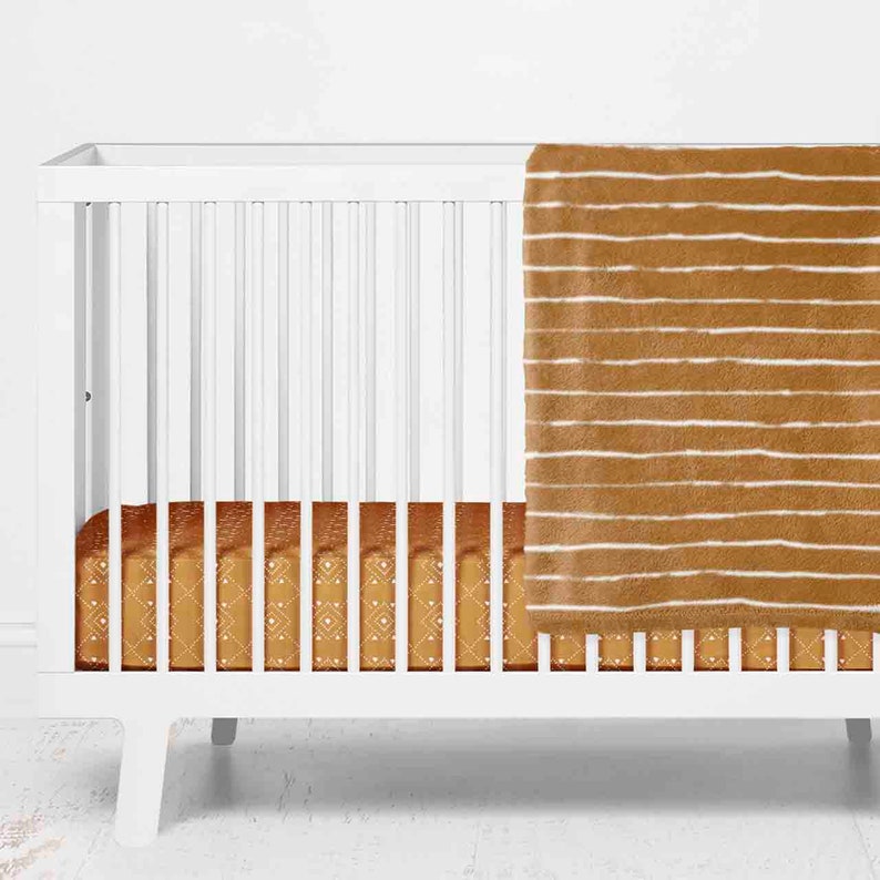 mustard yellow crib bedding