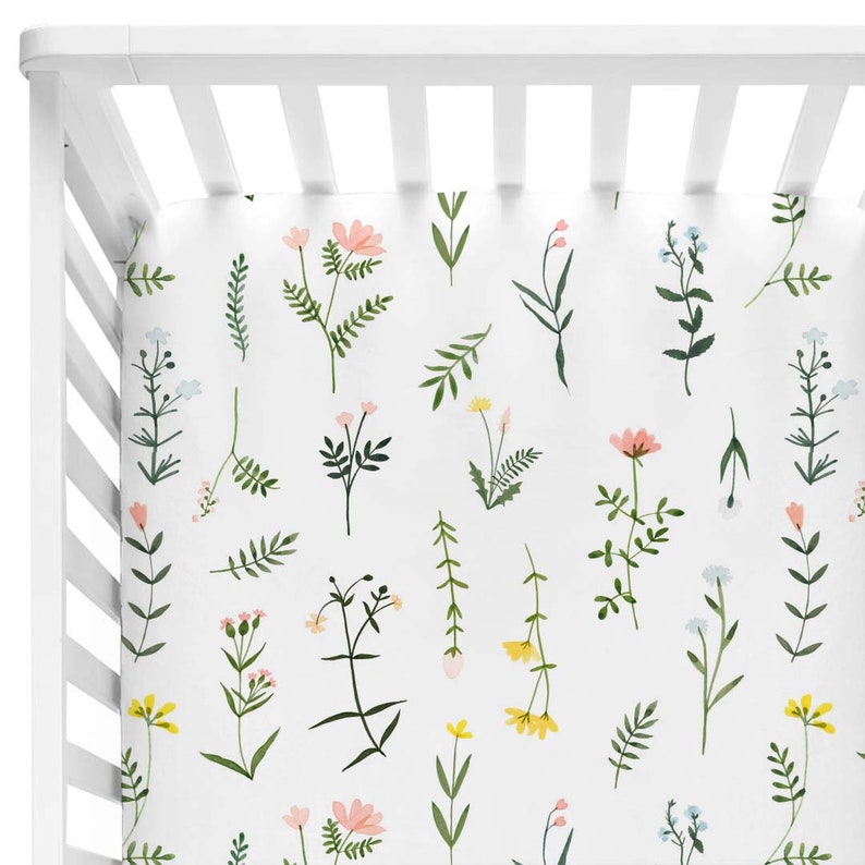oak baby bed