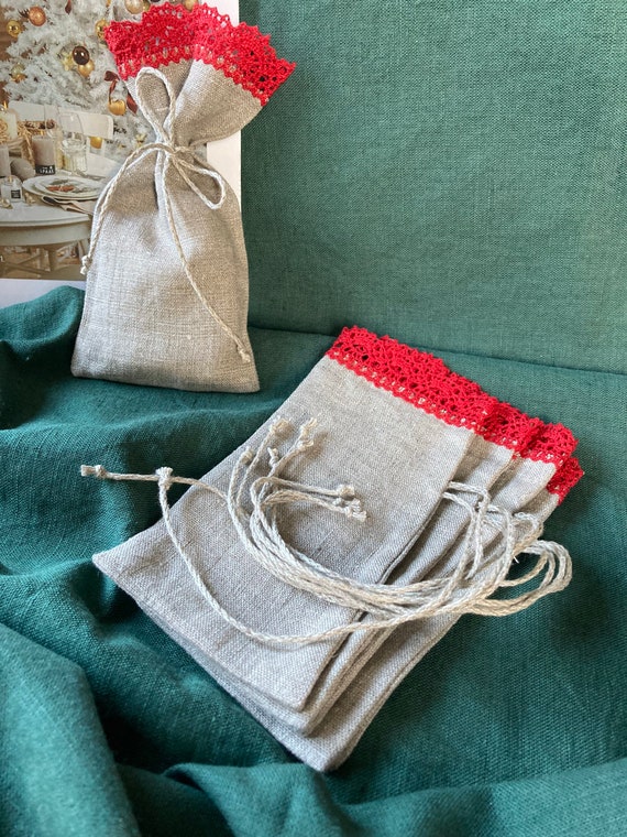 Ficelle pour emballage cadeau. Cordon de lin pour fermeture du sac cadeau,  ficelle pour sac de faveur, cadeau danniversaire fait maison, emballage de  faveur de mariage, fournitures faites à la main 