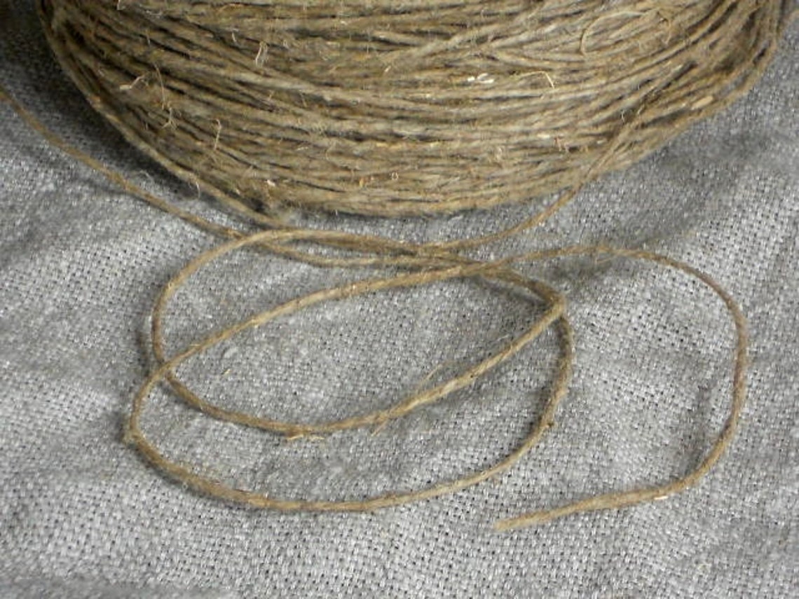 Vintage jute string gift tag cord rough rustic jute twine Etsy