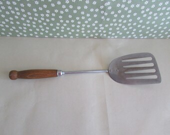 Vintage A & J Slotted Spatula 13.5"