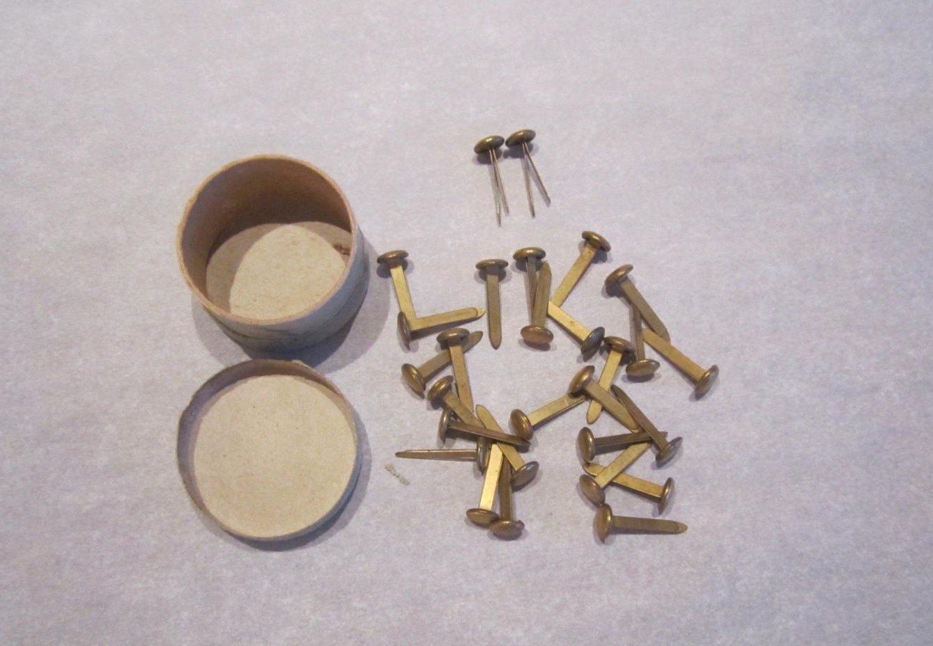 Vintage Dennison Paper Brass Fasteners/brads 3/4 Inch Made in -  Israel