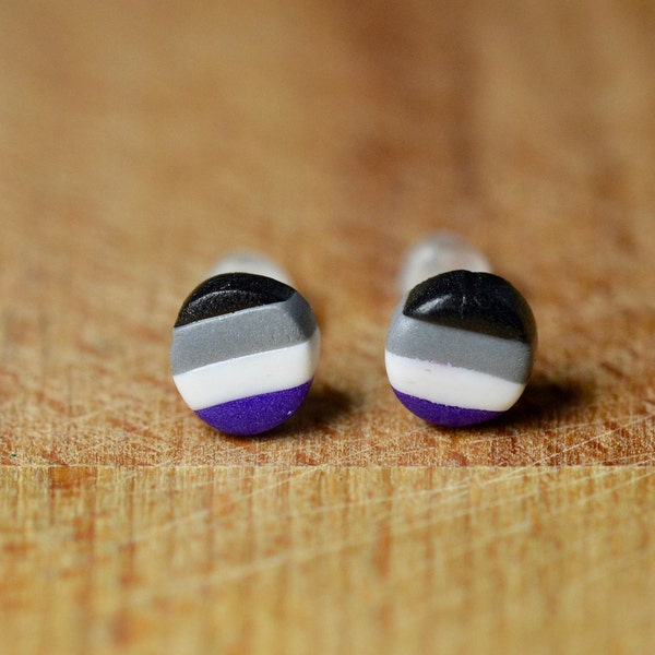 Asexual Pride Earrings