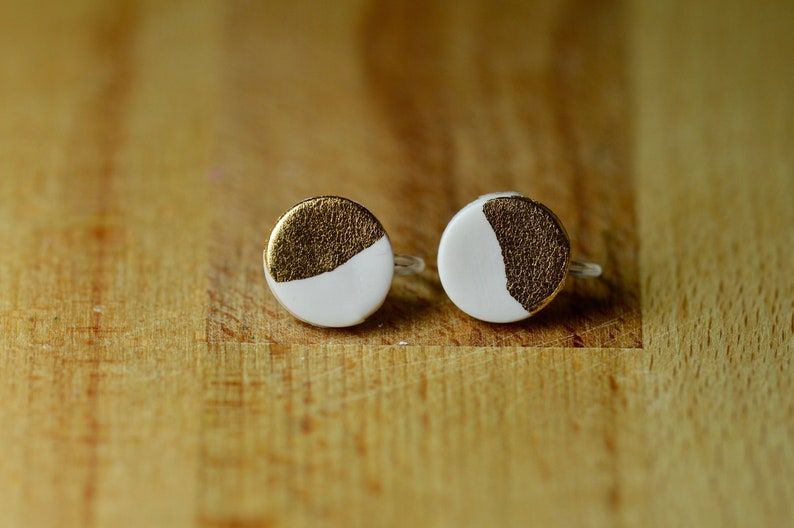 Clip On Earrings Non Pierced Studs Hypoallergenic Stud Etsy