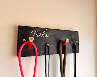 Personalised Dog Lead and Whistle Hooks made from recycled .410 and .22lr cartridges.