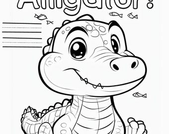 Children’s Alphabet Coloring Book