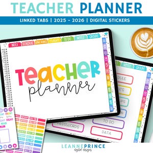 Digital Teacher Planner 2025-2026 Goodnotes planner for ipad